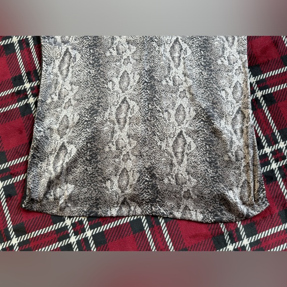 Ted Baker 3 Snakeskin Truei Tunic Top V-Neck - Picture 5 of 11